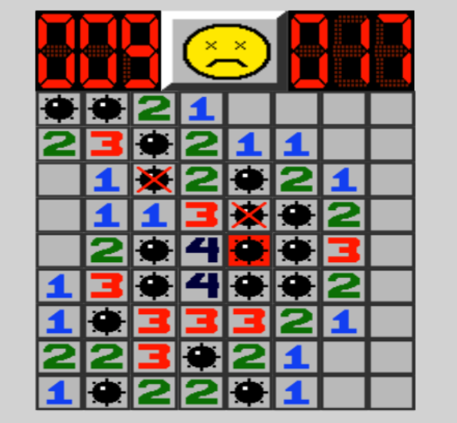 Minesweeper clone made in javascript